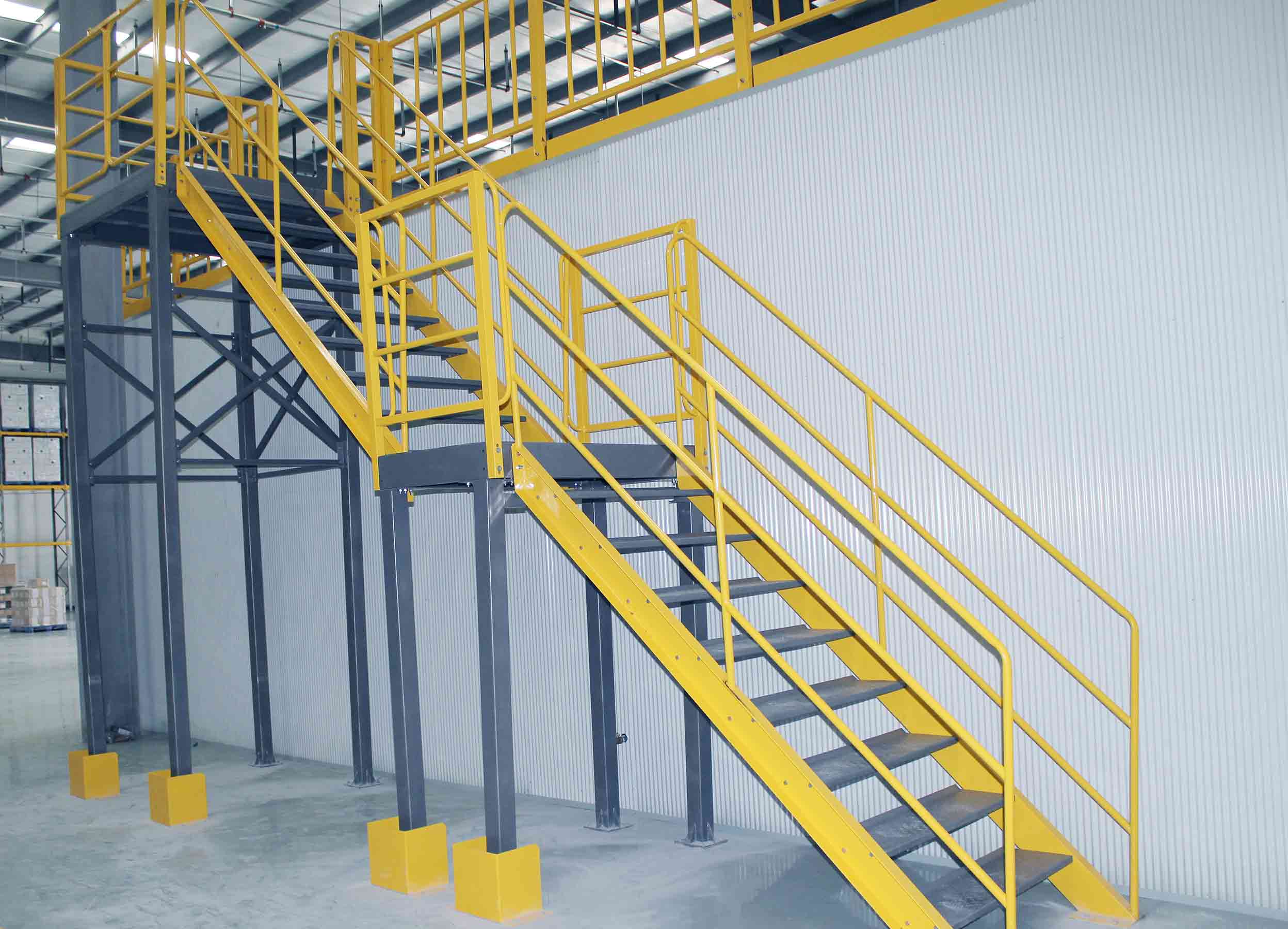 loft mezzanine storage rack